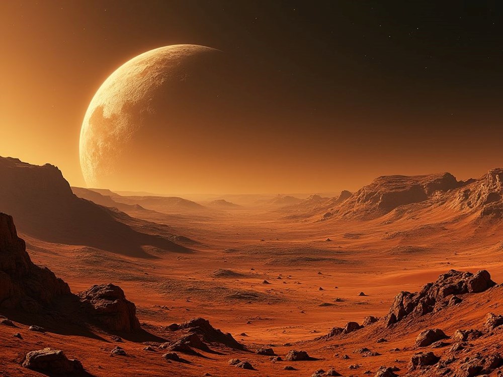 Mars'ın Yeni Yerçekimi Haritası ve Olympus Mons