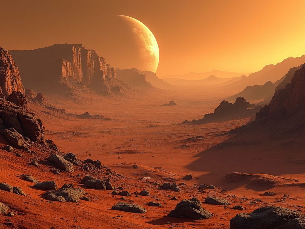 Mars'ın Yeni Yerçekimi Haritası ve Olympus Mons'un Gizemleri