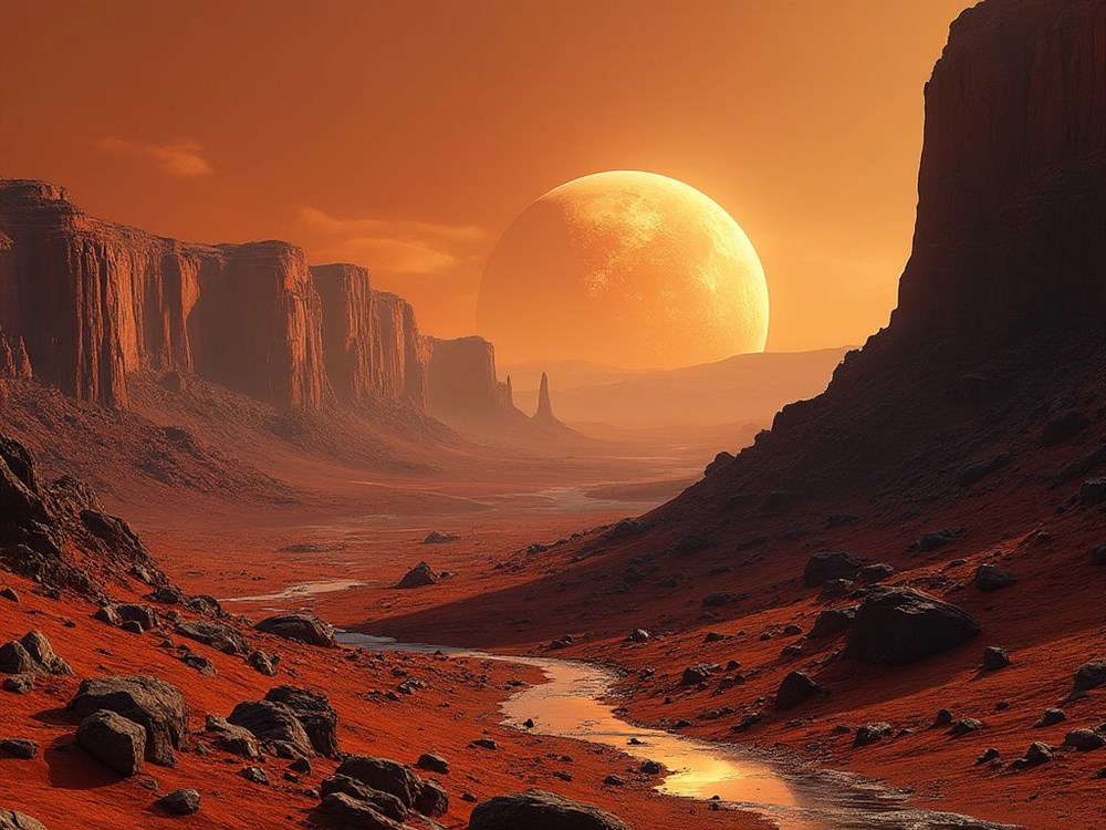 Mars'ın Yeni Yerçekimi Haritası ve Olympus Mons'un Gizemleri