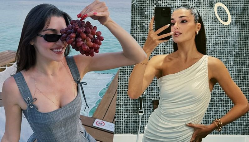 Hande Erçel Maldivler’de