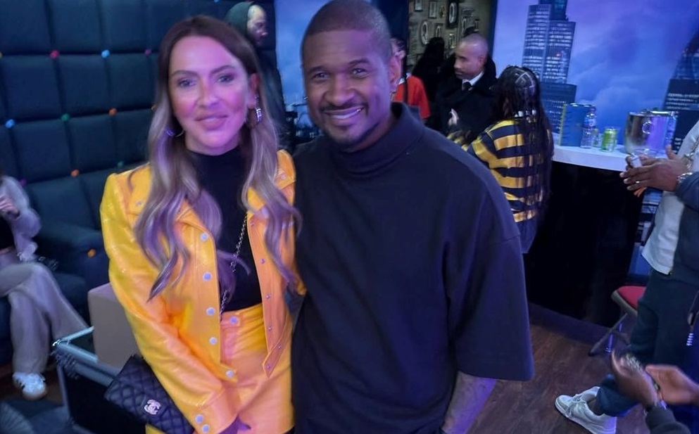 Hadise dünyaca ünlü şarkıcı Usher ile bir arada