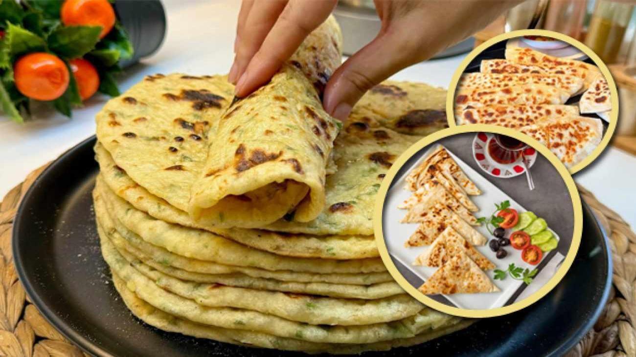 10 dakikada patatesli pratik gözleme tarifi