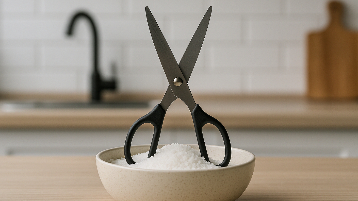 Makasları tuzlayın, bakın ne işe yarayacak..