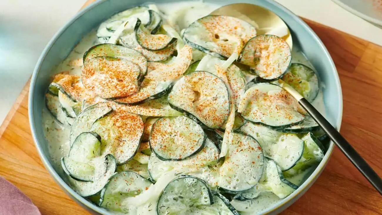 Almanların meşhur Gurkensalat tarifi