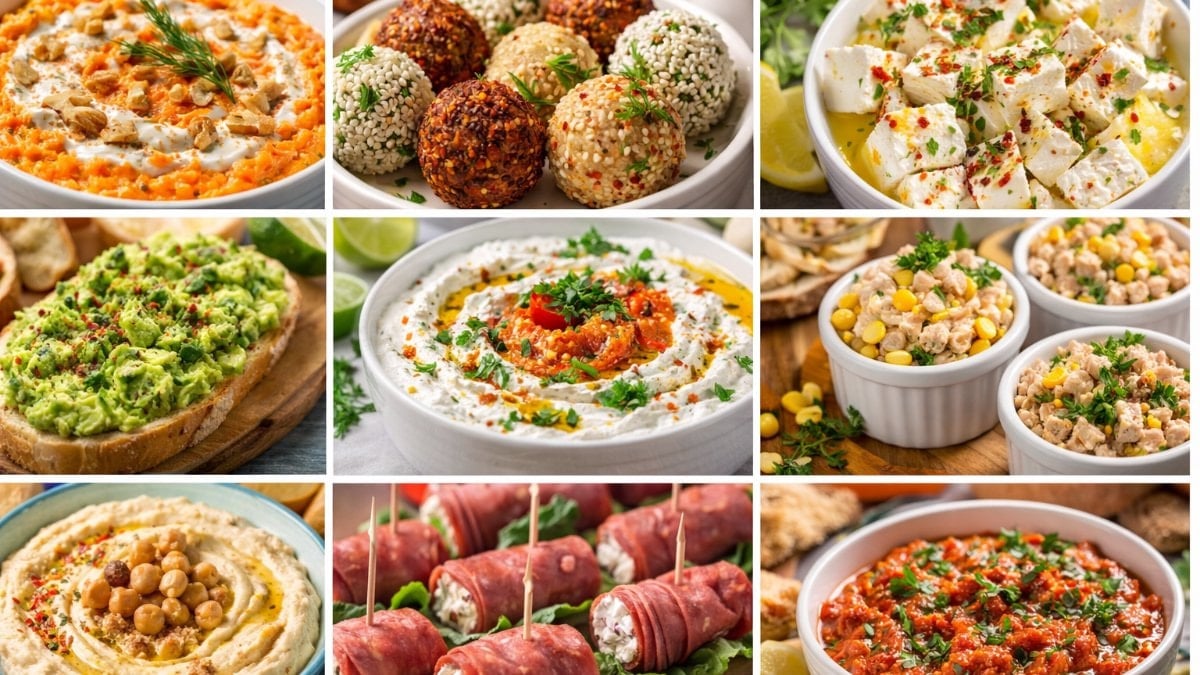 Basit ve lezzetli 10 yılbaşı mezesi