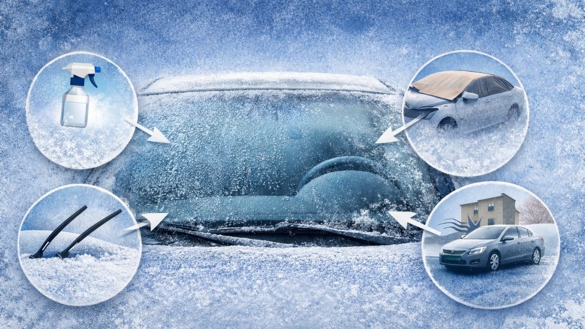 1 dakikanızı ayırın, buzlanmadan kurtarın…