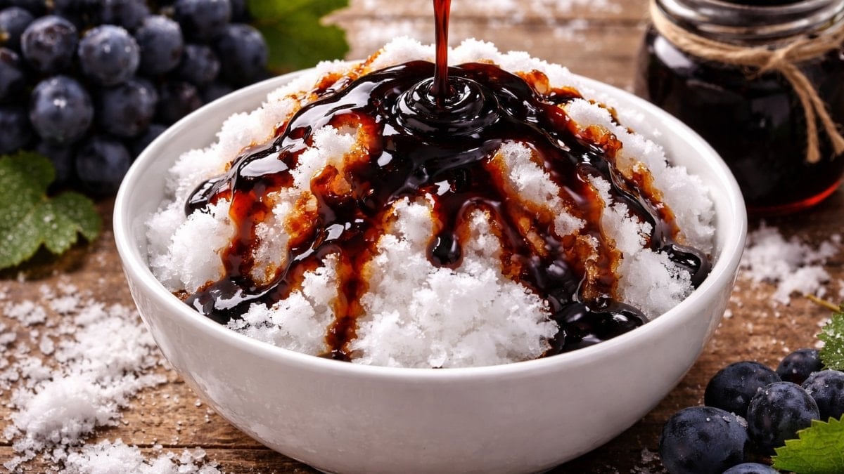 Bu helva kardan yapılıyor…