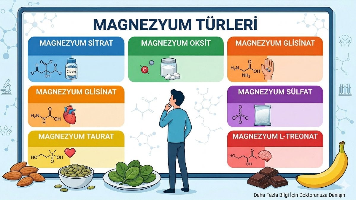 Magnezyum türleri ve etkileri