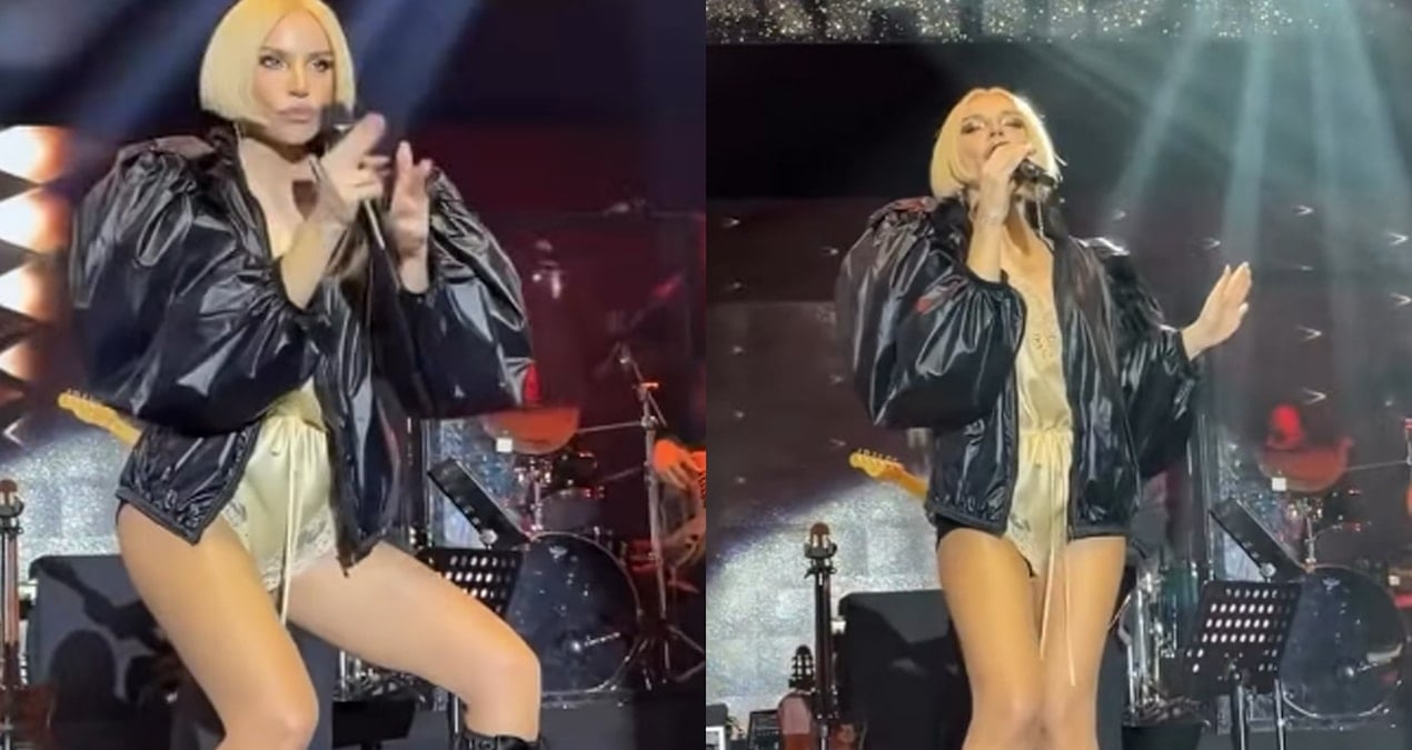 Gülşen’in sahne kıyafeti geceliğe benzetildi!