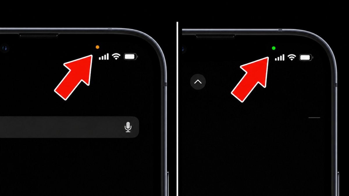 iPhone’daki yeşil ve turuncu noktanın farkı…