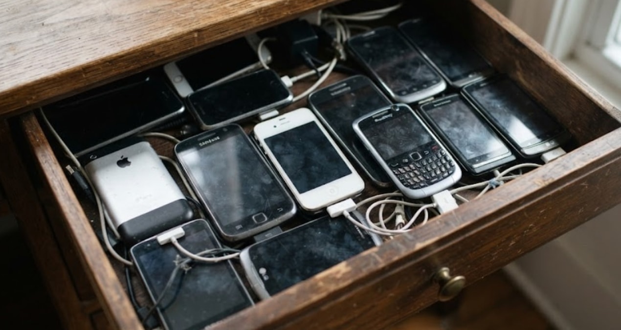 Çekmecede duran eski telefonlar için karar
