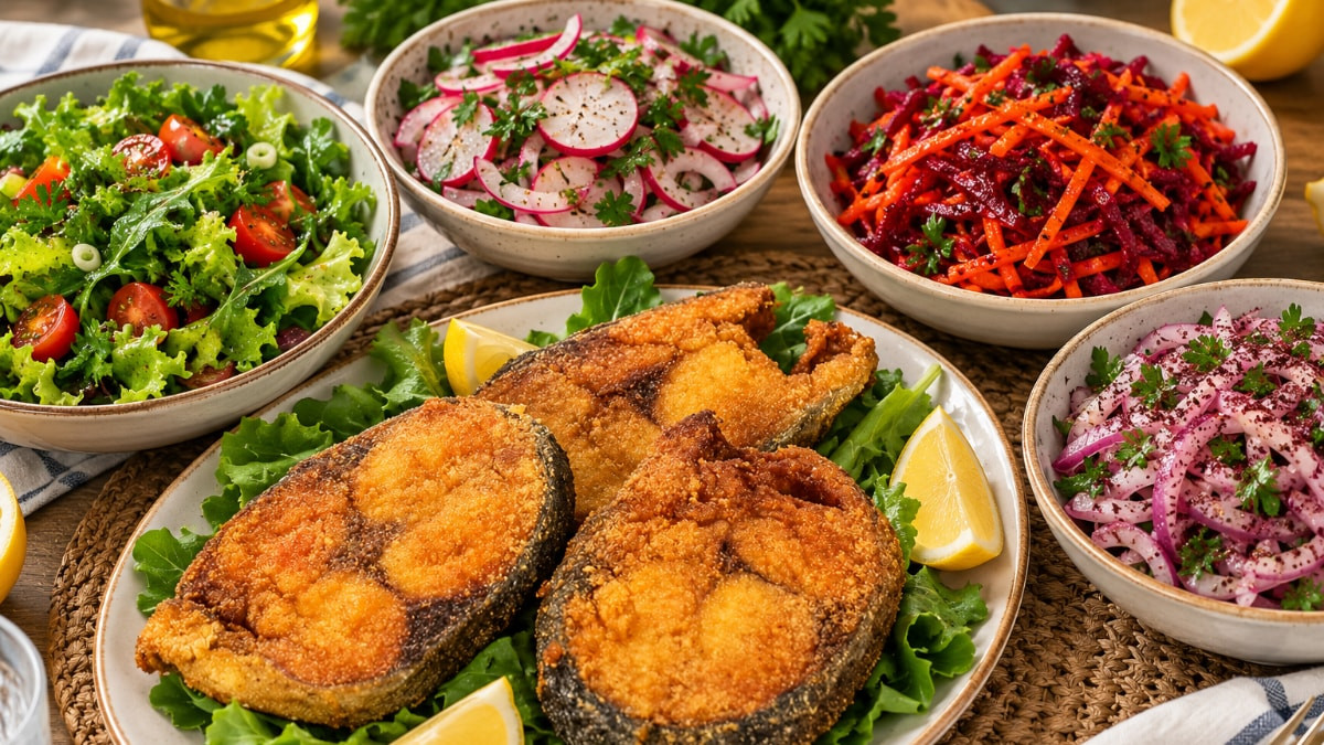 Balık sofralarına 4 salata tarifi